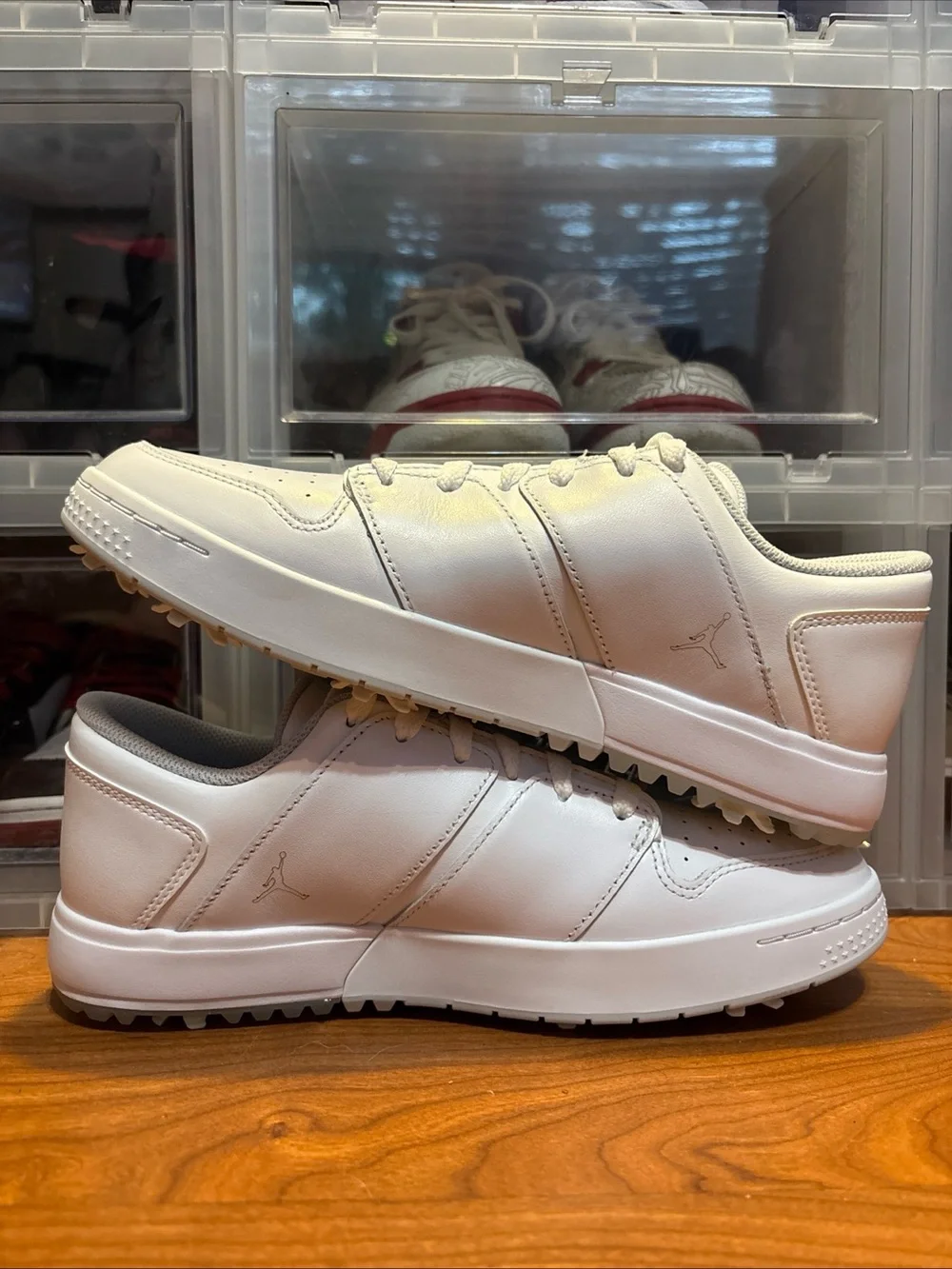Air Jordan Nu Retro 1 Low Golf Pure Platinum FZ4153-100 Golf Shoes Mens Sz 9 NEW